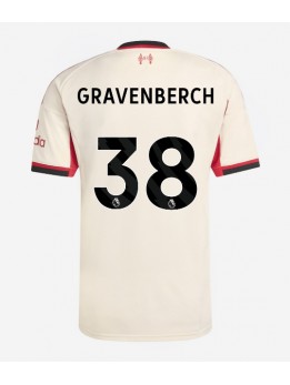 Muži Futbalové oblečenie Liverpool Ryan Gravenberch #38 2025-26 Krátky Rukáv - Preč Muži Futbalové oblečenie Liverpool Ryan Gravenberch #38 2025-26 Krátky Rukáv - Preč